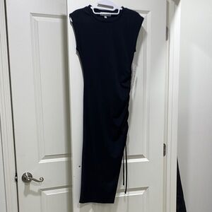 Almost Famous Black Asymmetrical Dress